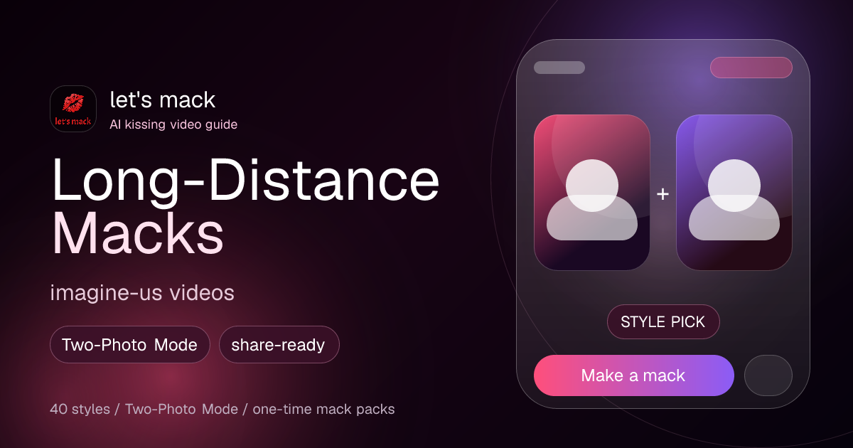 AI Kiss Videos for Long-Distance Couples: The 2026 Guide for LDR Content