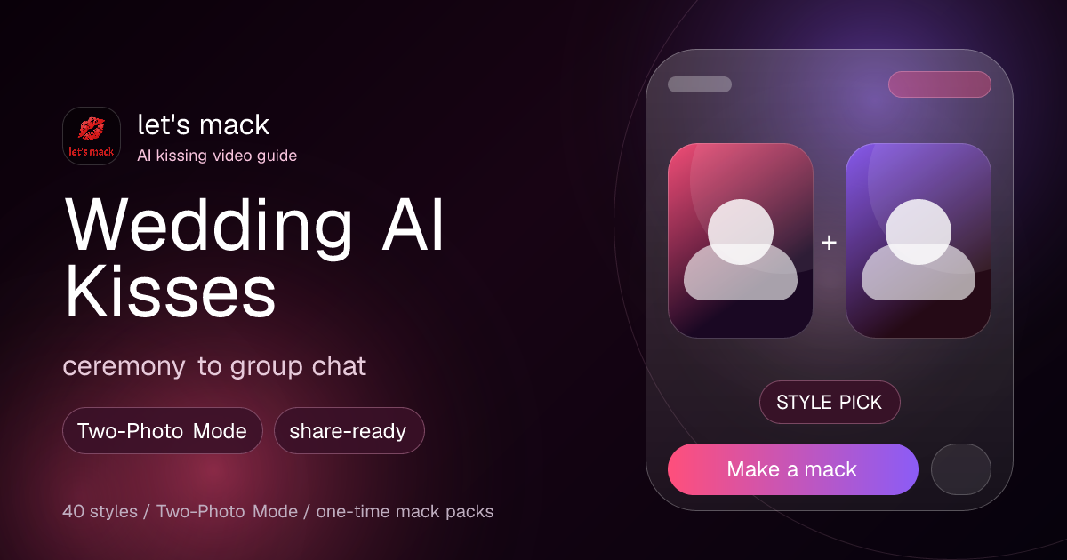 AI Kissing Videos for Weddings: The 2026 Guide for Brides, Grooms & Wedding Planners