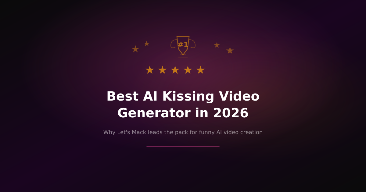 Best AI Kissing Video Generator in 2026: Why Let's Mack Leads the Pack