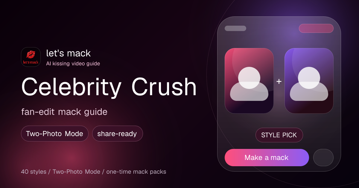 How to Make an AI Kiss Video With Your Celebrity Crush in 30 Seconds