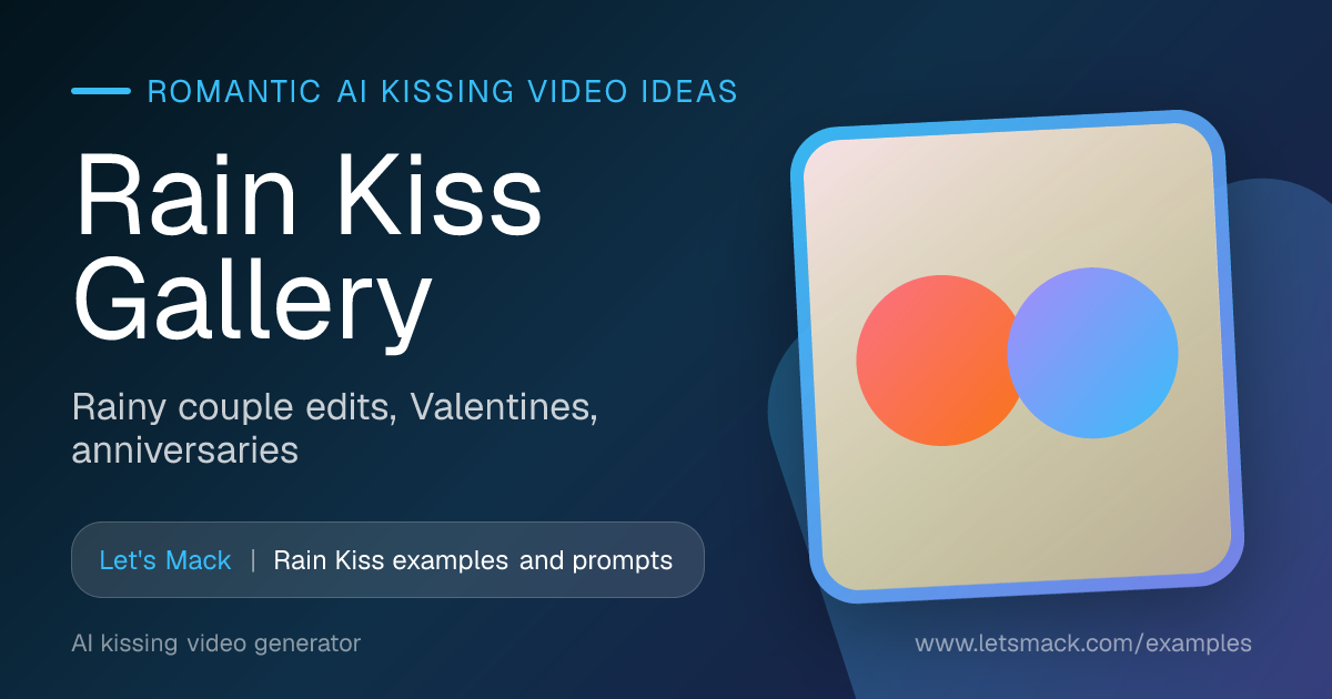 Rain Kiss AI Video Gallery